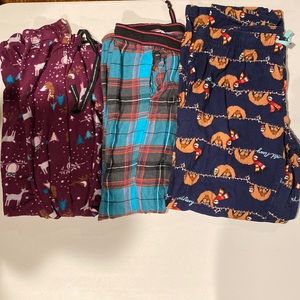 3 Pairs PJ Bottoms